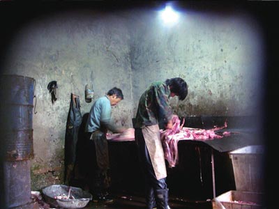 北京注水驴肉流入市场 100斤驴肉注20斤水(图)